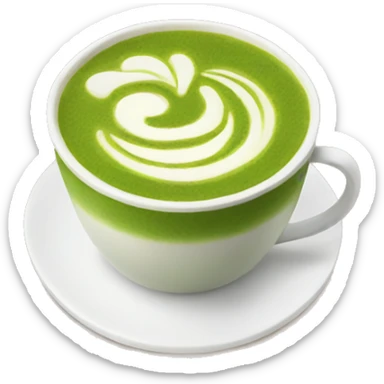 Matcha latte  sticker