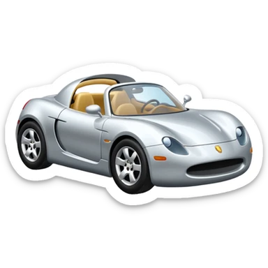 generate an image of a car without any doors sticker
