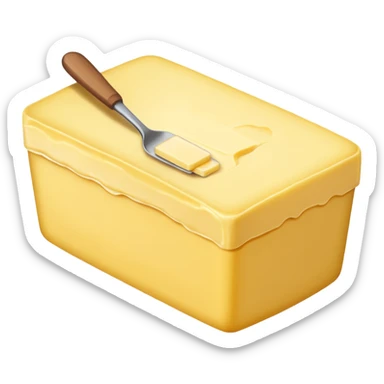 stick of butter sticker