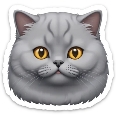 British shorthair cat sticker