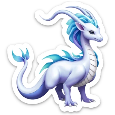lugia-dragonair-suicune-hybrid, full body sticker