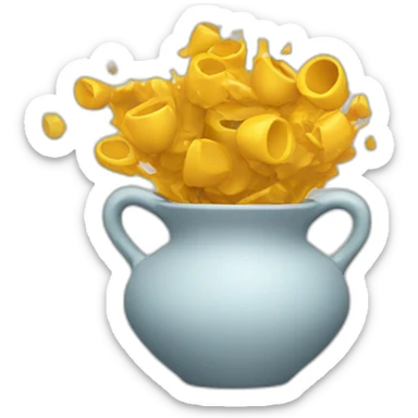 brokenvase shattering sticker