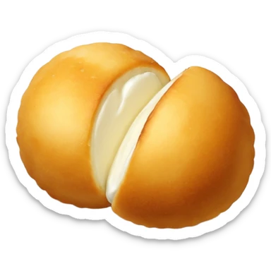 Mozzarella cheese balls sticker