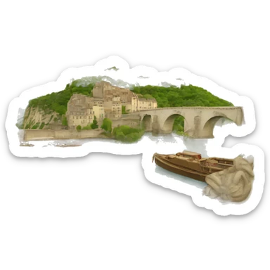 Carte de la France sticker