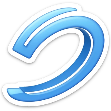 White line that is turning up no thats blue you stupid idiot sticker