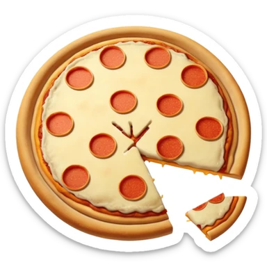 pizza with a big butt sticker