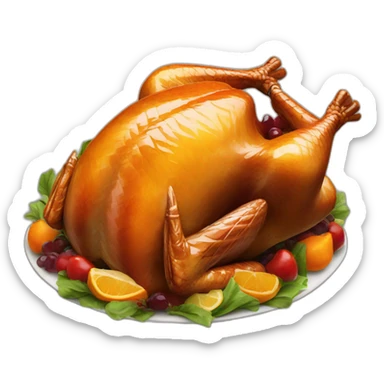 roasted turkey sticker