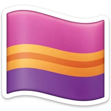 Lesbian flag  sticker