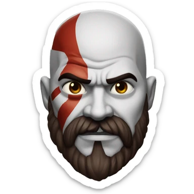 Kratos god of war sticker