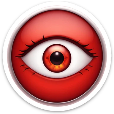 red eyes sticker