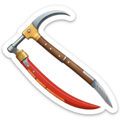 Sickle sticker