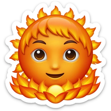 the sun has set sticker