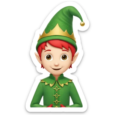 elf on a shelf sticker