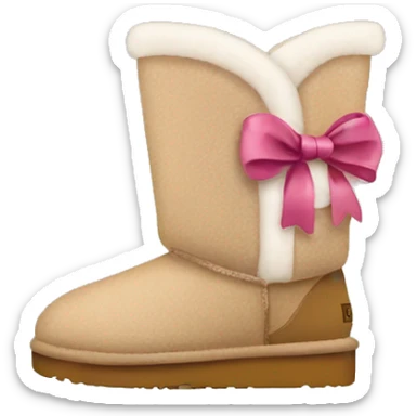 Uggs with bows sticker