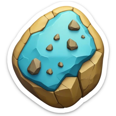 Cinematic Realistic Guatapé Rock Emoji sticker