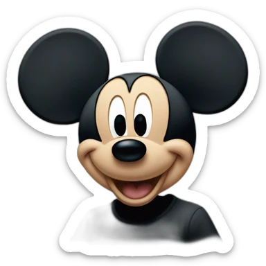 mickey mouse haha disney fyr copyright manipulations sticker