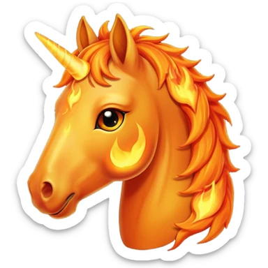 Happy fire horse emoji sad fire horse emoji worried fire horse emoji sticker