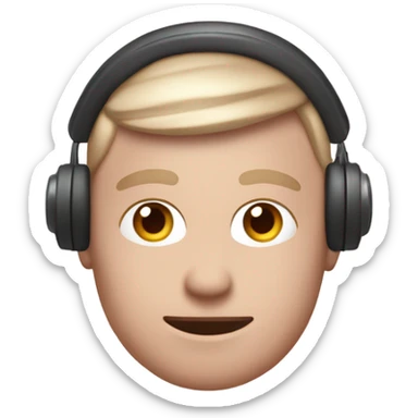 audífonos aesthetic rosa sticker