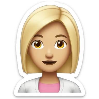 Asian mean girl sticker