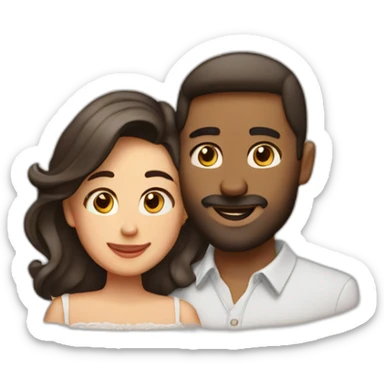 Husband in love with wife sticker