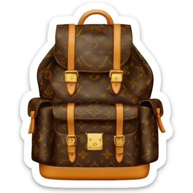 Louis Vuitton backpack sticker