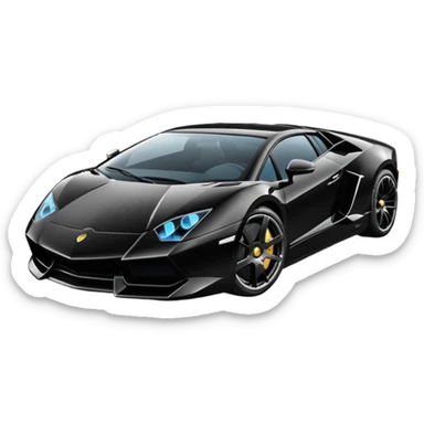 car lamborgini sticker