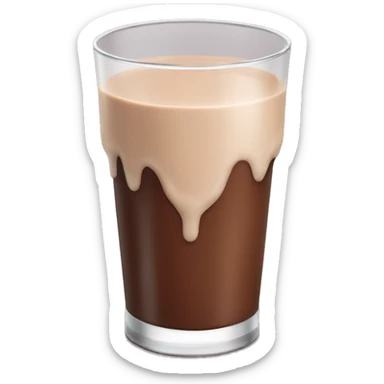 Chocolate milk sticker