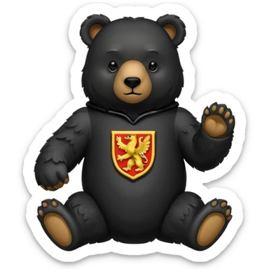 berlin city coat of arms bear sticker
