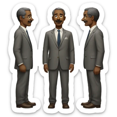 20th century man full length  sticker