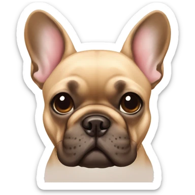 Fawn French bulldog  sticker