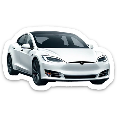 Tesla logo sticker