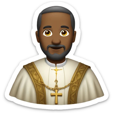 hombre sacerdote sticker