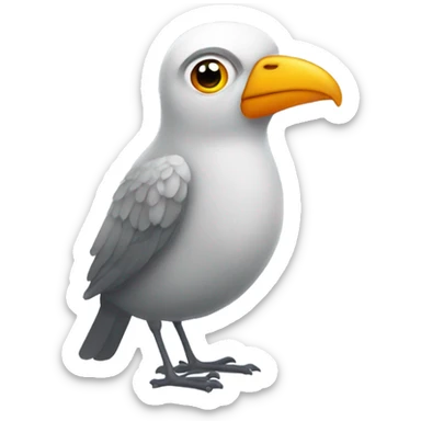 The Duolingo bird but it’s very sick with a cold sticker