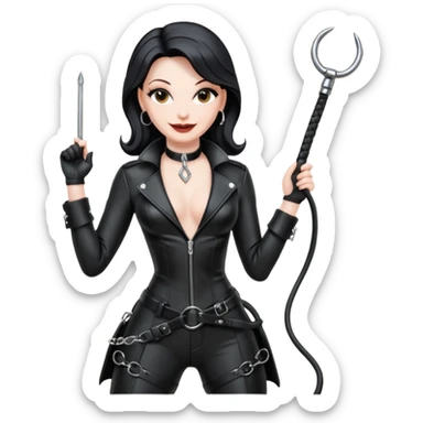 Create a Dominatrix with a  sticker