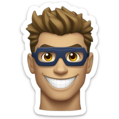 cristiano ronaldo as beast from x-men sticker
