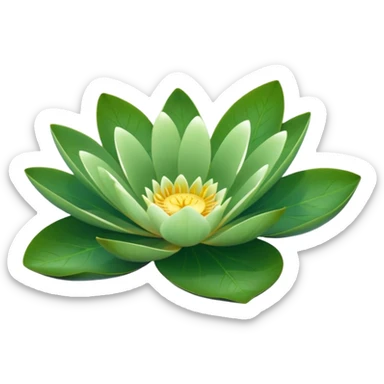 Water lily leaf (no flowers leaf only) sticker