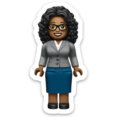 OPRAH WINFREY lego full body sticker