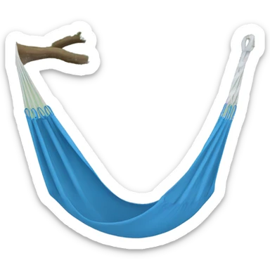 blue hammock sticker