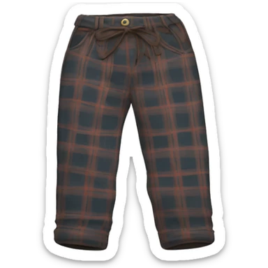 Plaid pants sticker