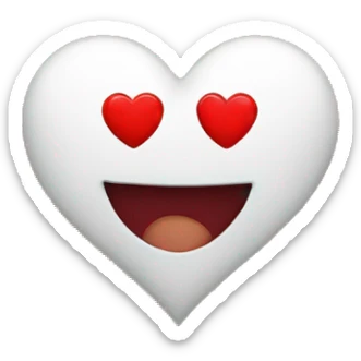 Heart sticker