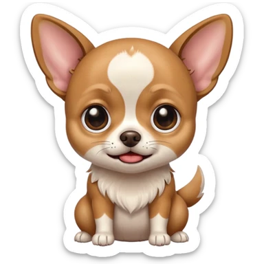 Funny crying Chihuahua meme sticker