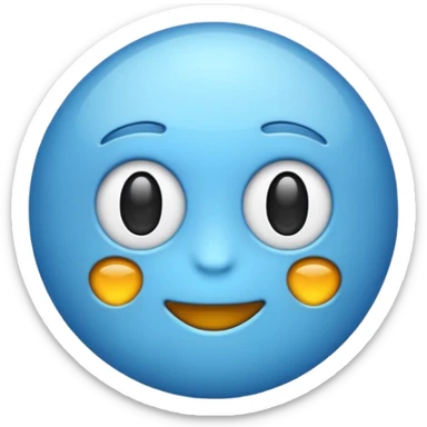 make me a loading skyblue emoji rotating animated one sticker