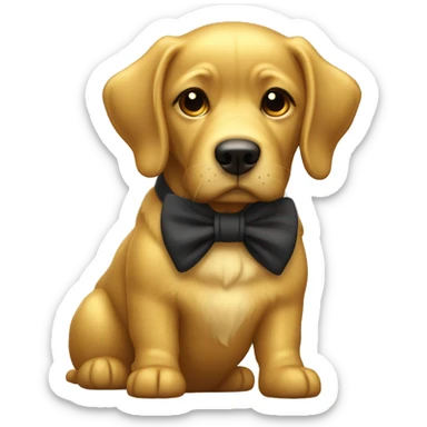 golden with bow and freakless sticker
