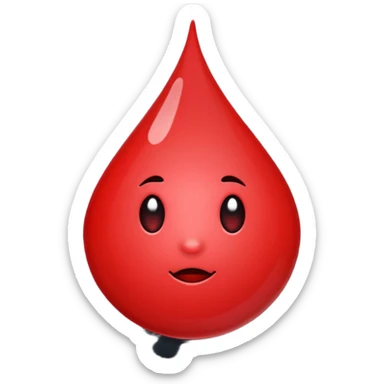 create a pack of emojis for a tweet with this theme: blood droplet emojis sticker