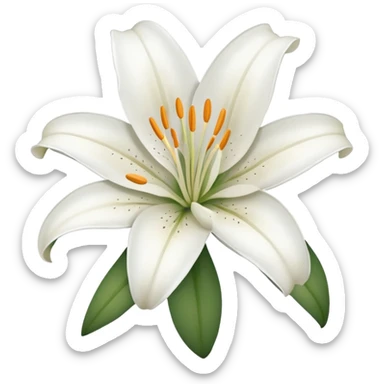lily without leaf sticker