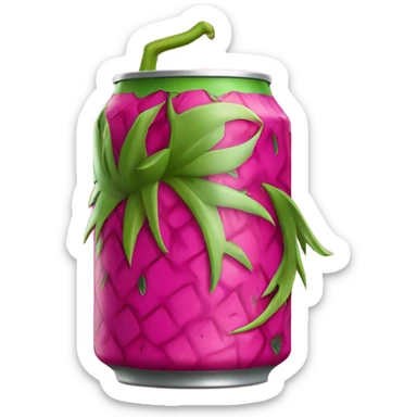 Energy Drink with the Taste of a Dragonfruit Dragon  sticker