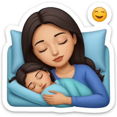 Latina baddie sleeping sticker