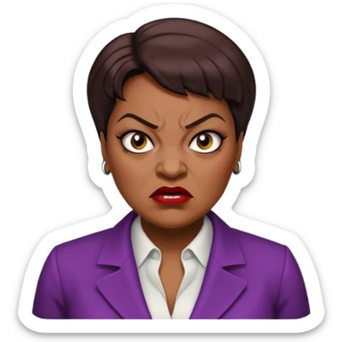 amanda waller angry sticker
