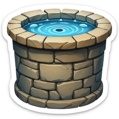 A well sticker