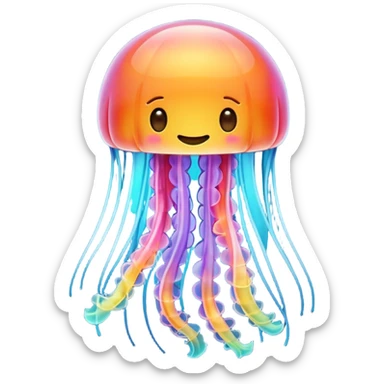 emoji jellyfish sticker